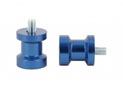 Swingarm spool Alu Blue Ø6mm x1.25