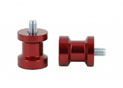 Swingarm spool Alu red Ø6mm x1.25