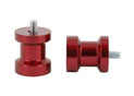 Swingarm spool Alu red Ø8mm x1.25