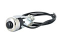 chrome plated push-button