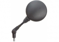 Universal Round Left or Right Mirror - Black - M10