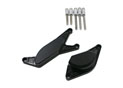 CNC protection kit for covers - black GSX-S 1000 15-16 Left and right