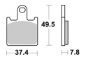 Brake pad Vesrah Racing - VD444RJL